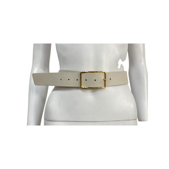 B-Low The Belt Sleek Gesso And Gold Milla Belt Size XS - Picture 4 of 5